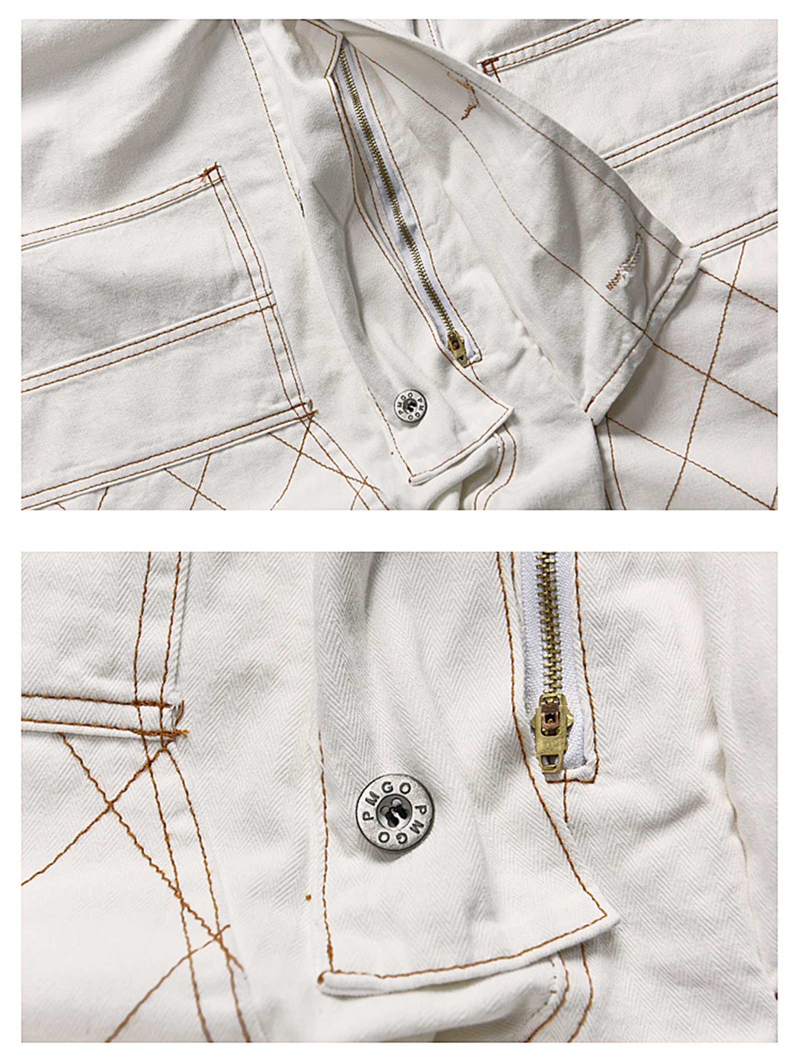 Cicilin Overalls für Herren, lockere Passform, Cargo-Overall mit mehreren Taschen, lockere Passform, Arbeitskleidung