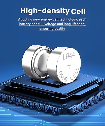 Miniatura 7 de YKM LR44 Batteries AG13 L1154f A76 357303 L1154 SR44 L1154c LR44h 1.5V Batteries for Watch Digital Caliper Thermometer Button Battery 40 Pack