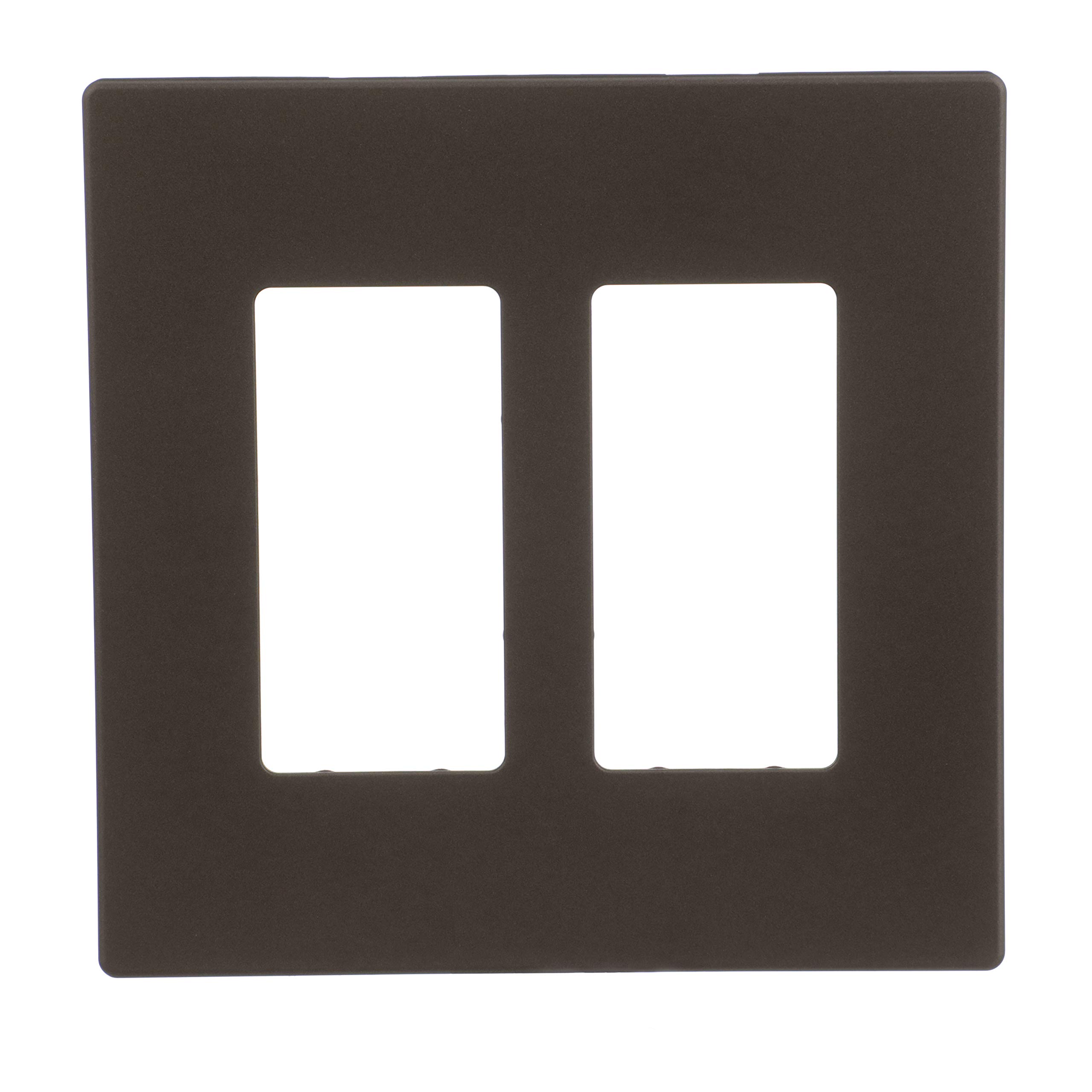 Placa de pared sin tornillos de 2 bandas Eaton PJS262RB-SP-L bronce