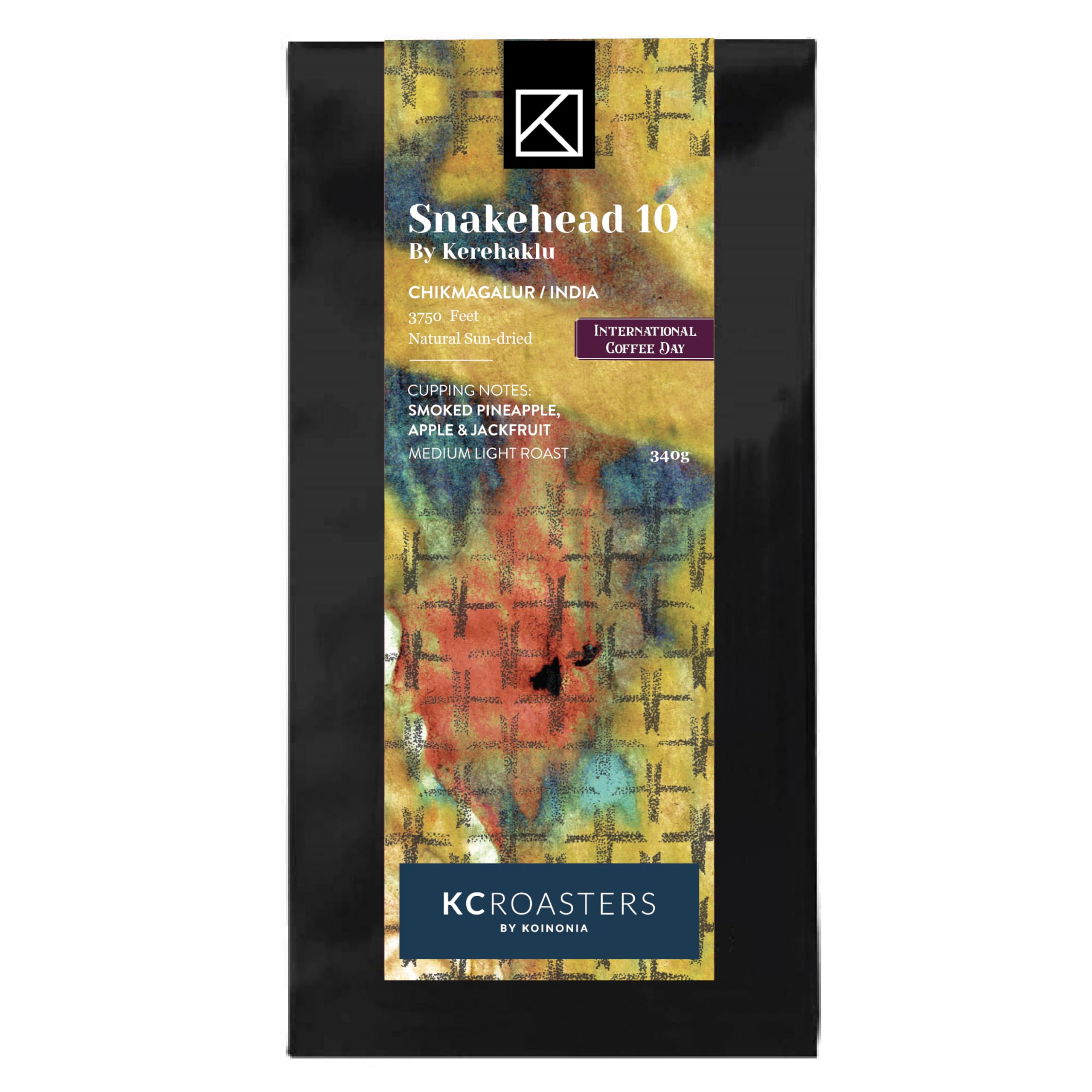 KCROASTERS by KOINONIA Snakehead 10 By Kerehaklu Whole Beans Grind Size Honey Sun Dried Process Medium Light Roast Coffee Specialty Grade Premium Arabica coffee (340 Gm) (B0CYWQKRWF) Amazon Price History, Amazon Price Tracker