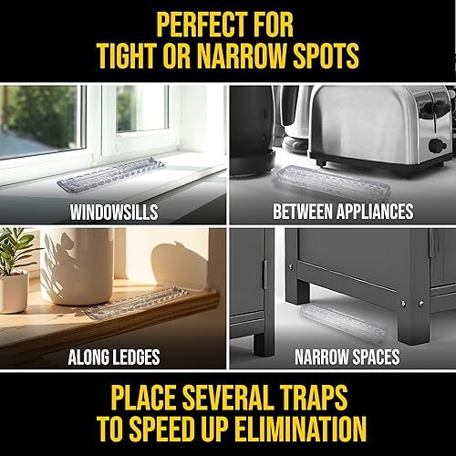 Miniatura 4 de Catchmaster DEFIANT Trampas para hormigas reutilizables extra largas para interiores (paquete de 8) para espacios estrechos  Ant Killer líquido