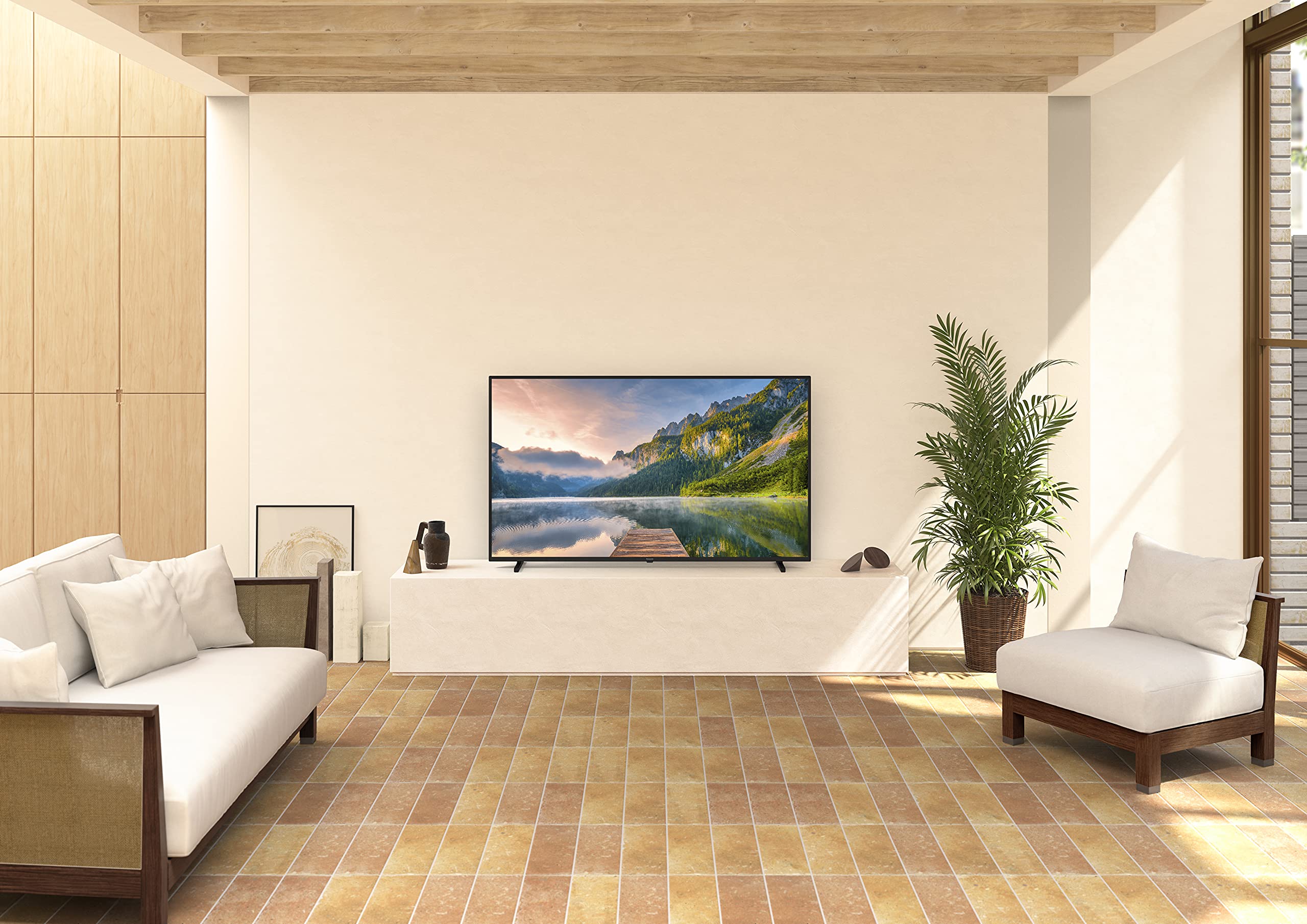 Panasonic TX-65JX800 Android TV LED 4K HDR 65", Dolby Atmos, HCX, Dolby Vision, Compatible con Amazon Alex y Asistente de Google, HDMI, USB, WiFi, Negro