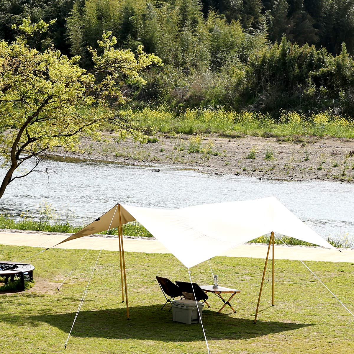 Amazon | [タトンカ] Tatonka タープ 1 TC Tatonka Tarp（425×445cm 