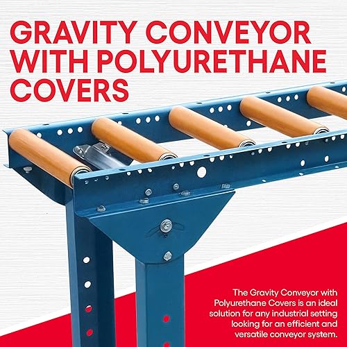 Miniatura 10 de Ultimation soporte de rodillos con capacidad de 500 libras, altura ajustable, 12 pulgadas de de ancho x 5ft longitud - Fabricado en Estados Unidos