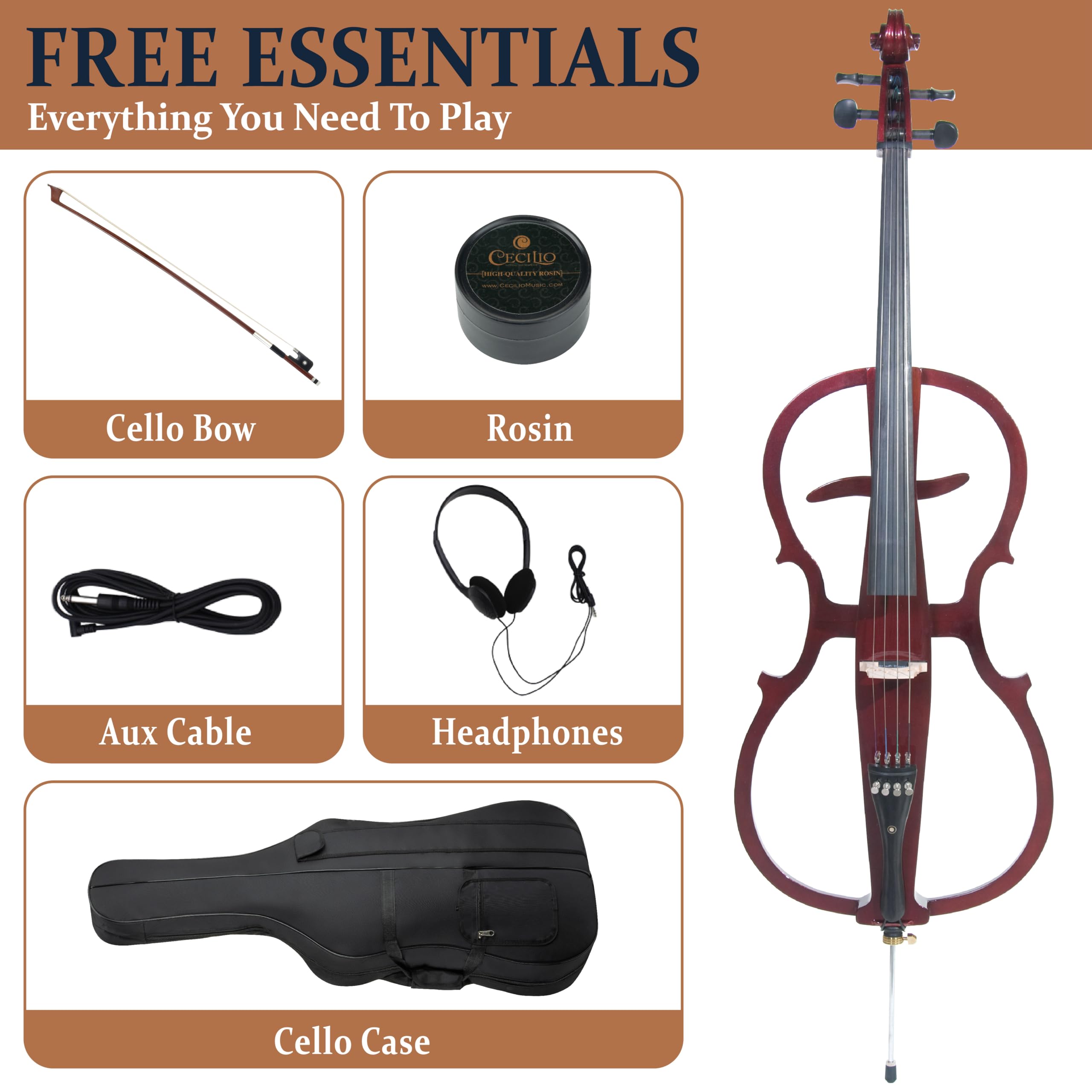 Amazon.com: Cecilio: Electric Cellos