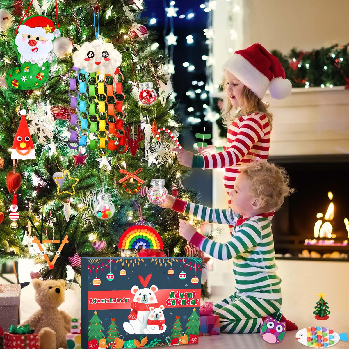 iZoeL Craft Advent Calendar Girls Kids 2025 Art Craft Advent Calendar DIY Gifts - Image 3