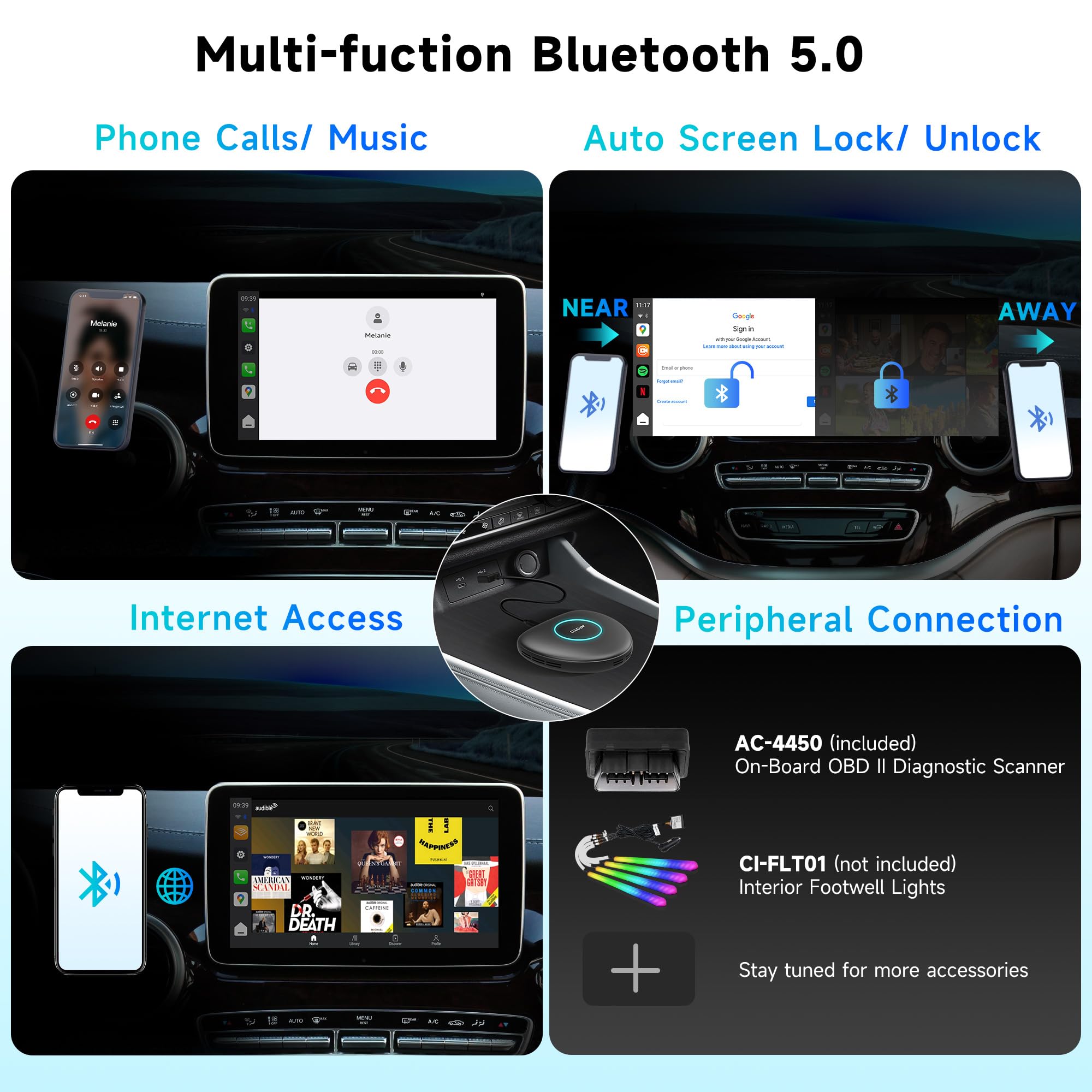 Amazon.com: Wireless CarPlay Adapter AI Android Box, in-Car