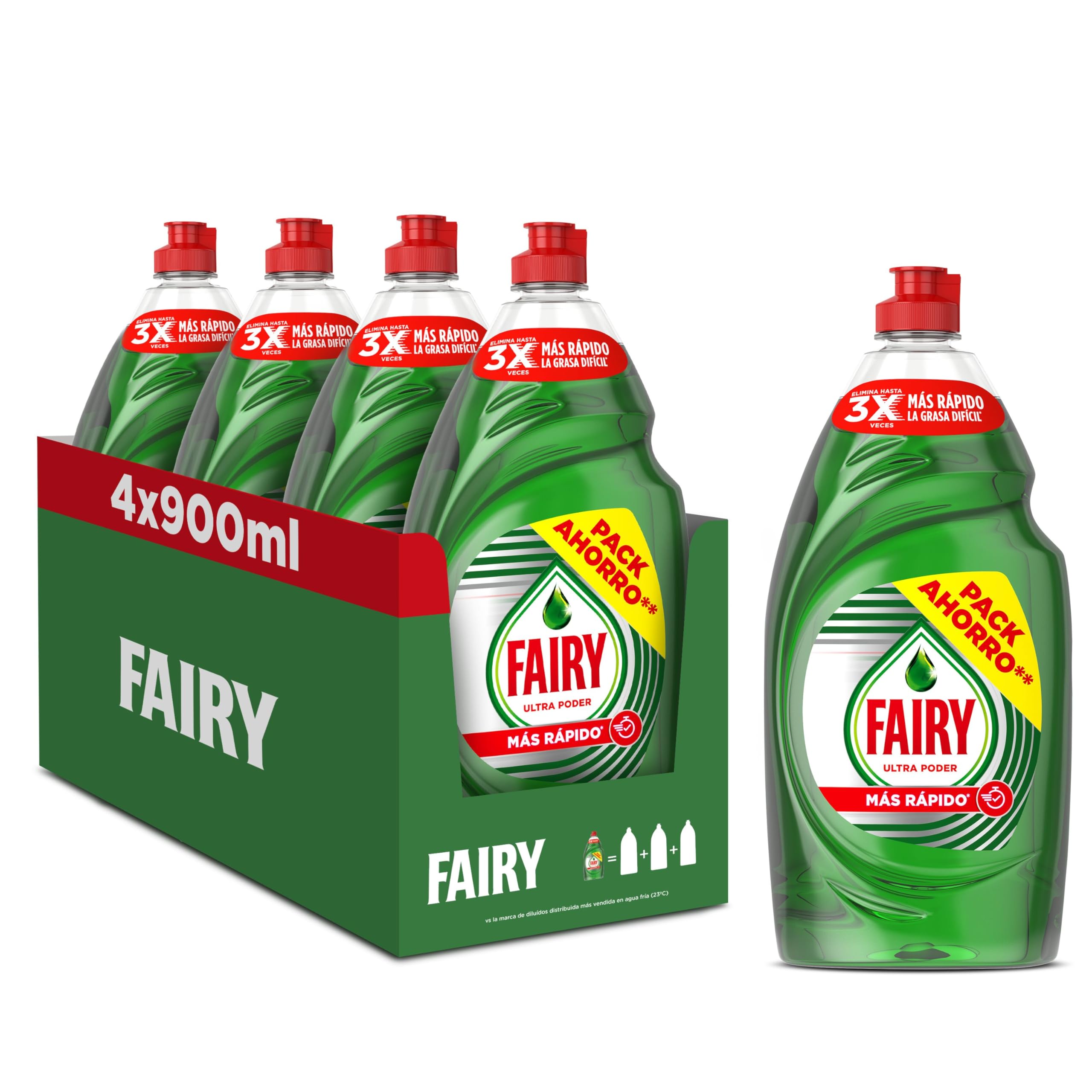 Fairy Ultra Poder Lavavajillas 4x900ML