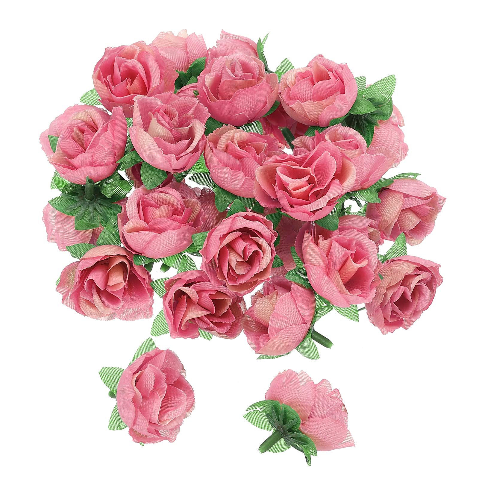 PATIKIL Mini Rose Artificial Flowers Bulk 1.2 Inch