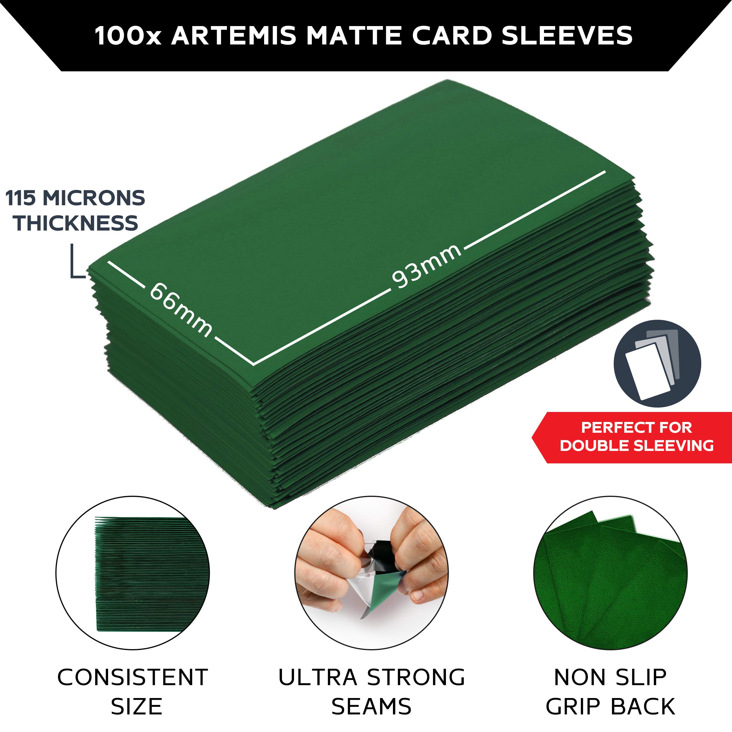 Lot De 5 Boîtes De Rangement 100+ Cartes – Compatible MTG, Commander, TCG – Avec 2 Séparateurs Par Boîte – Couleurs Mana – Quiver Time