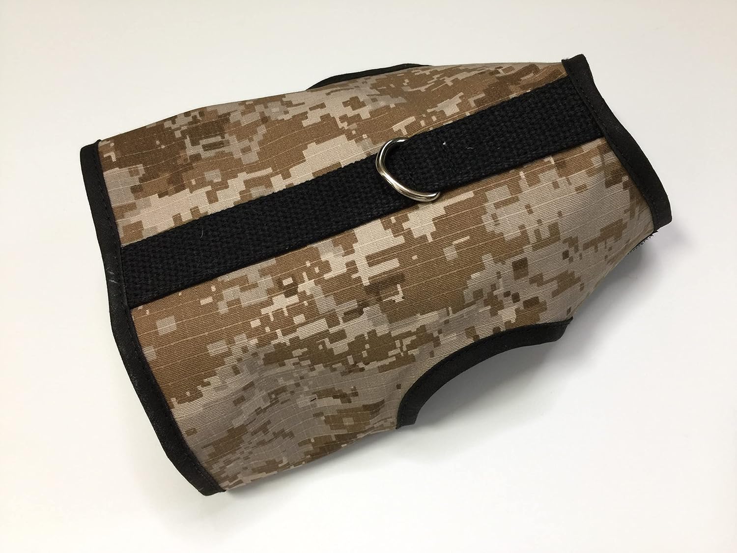 Kitty Holster Cat Harness – Secure Cat Harness for Walking, Soft Cotton Cat Accessories, Comfortable Fit, Strong Hook-and-Loop Closure, Made in USA – Navy Blue Camo, XL