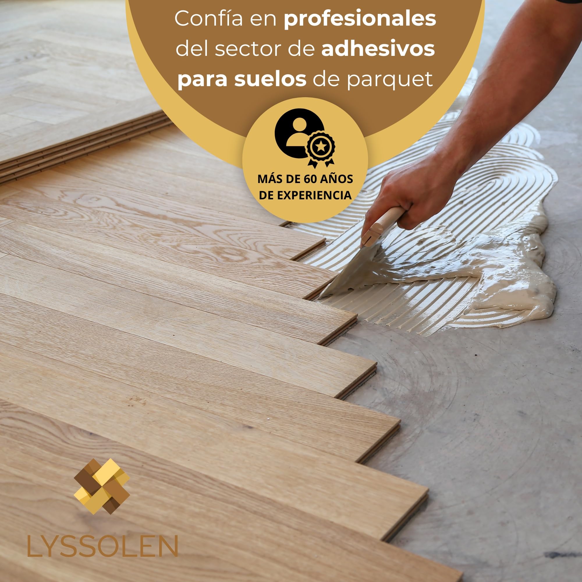 Cola de Poliuretano Extrafuerte para Madera y Parquet 0,5 kg - Adhesivo Estructural D4 Resistente al Agua - Ideal para Tarimas, Aglomerado, Chapa y Aislamiento Térmico - De Alta Densidad