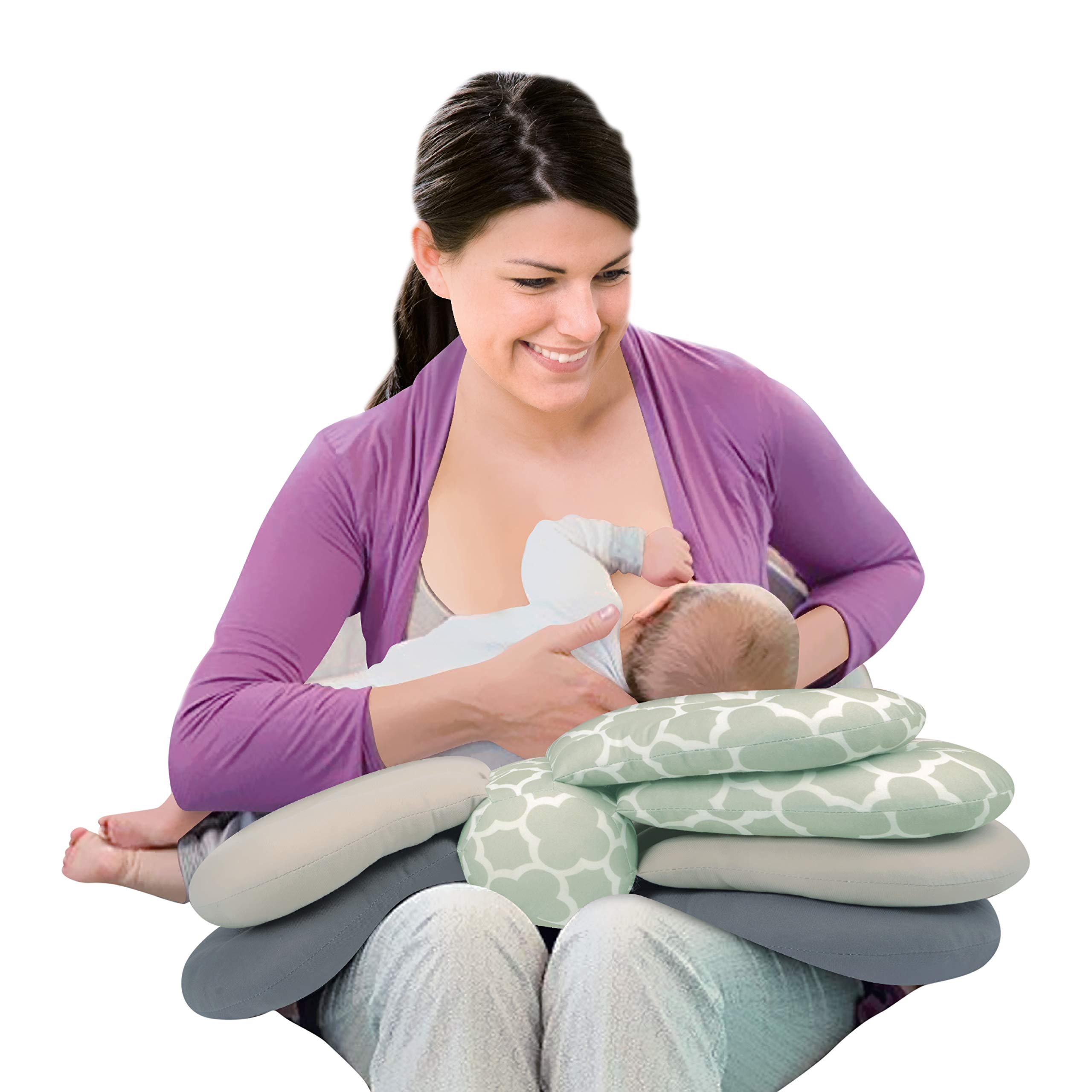 Luvlap Multi Elevation Nursing Pillow, 0m+
