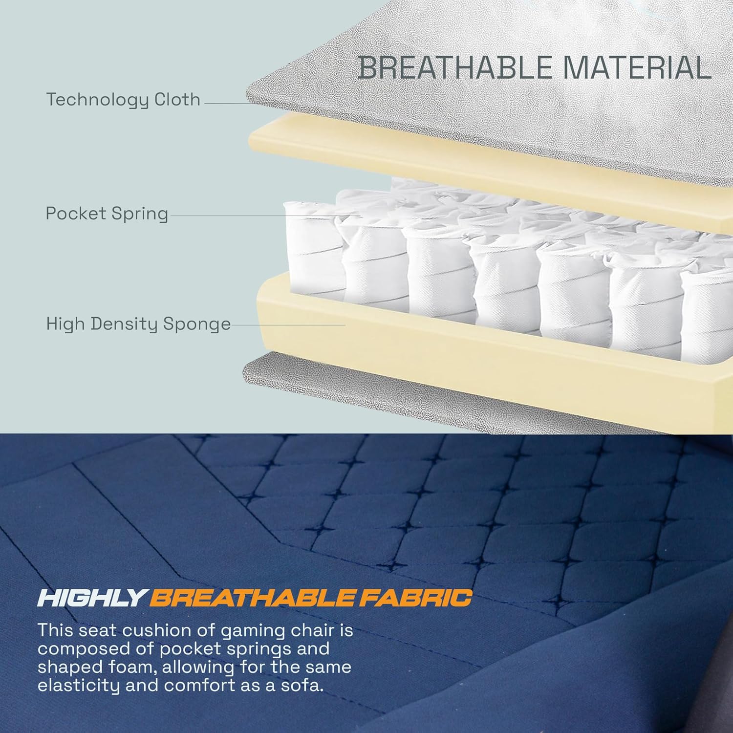 Baybee Drogo Throne Ergonomic Gaming Chair With Linkage Armrest,Foot Rest,& Adjustable Seat|Computer Chair With Fabric,Head & Massager Lumbar Pillow|Home & Office Chair With Full Recline (Dark Blue) Baybee Drogo Throne Ergonomic Gaming Chair With Linkage Armrest,Foot Rest,& Adjustable Seat|Computer Chair With Fabric,Head & Massager Lumbar Pillow|Home & Office Chair With Full Recline (Dark Blue)