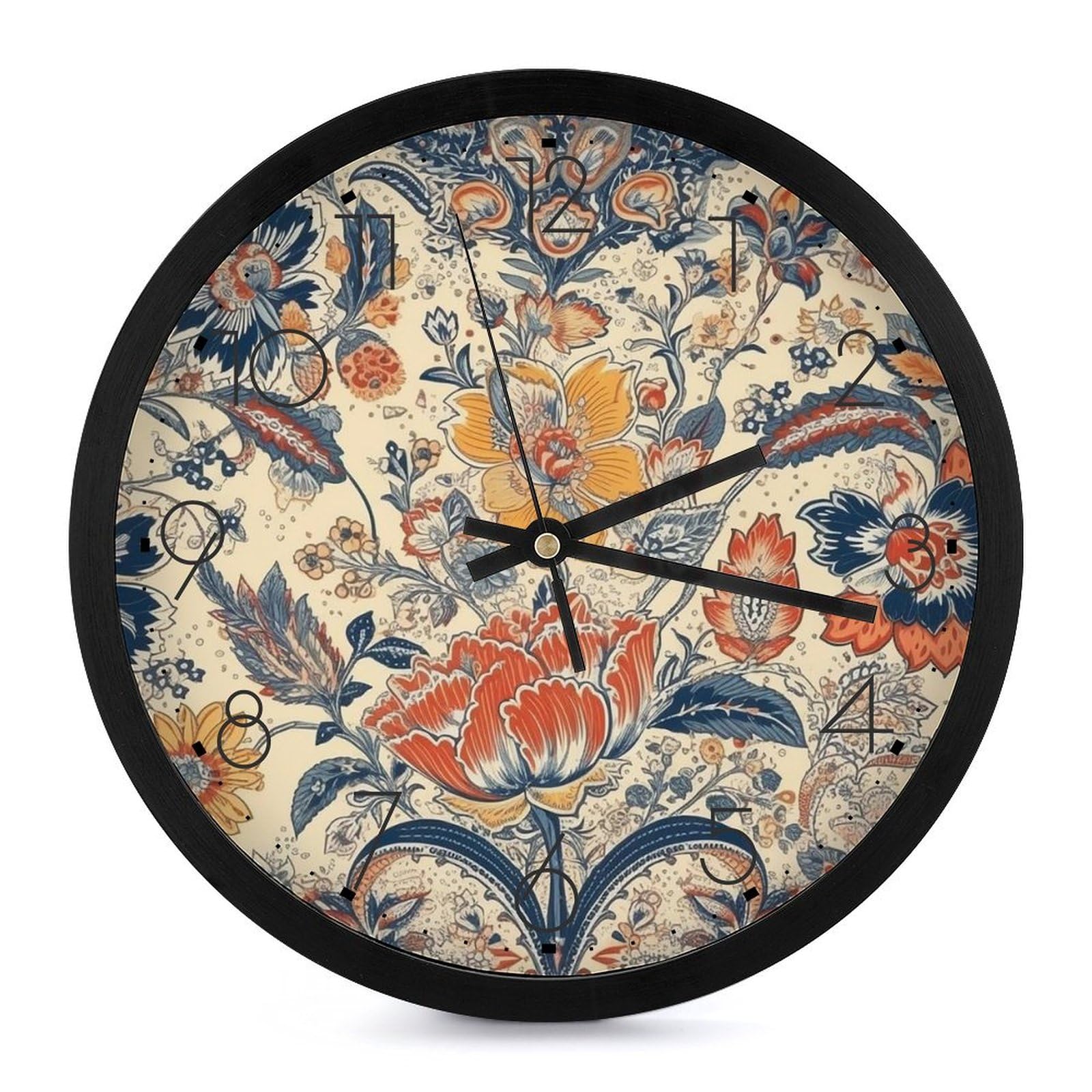 Horloge murale numérique pour salon au design moderne et vintage