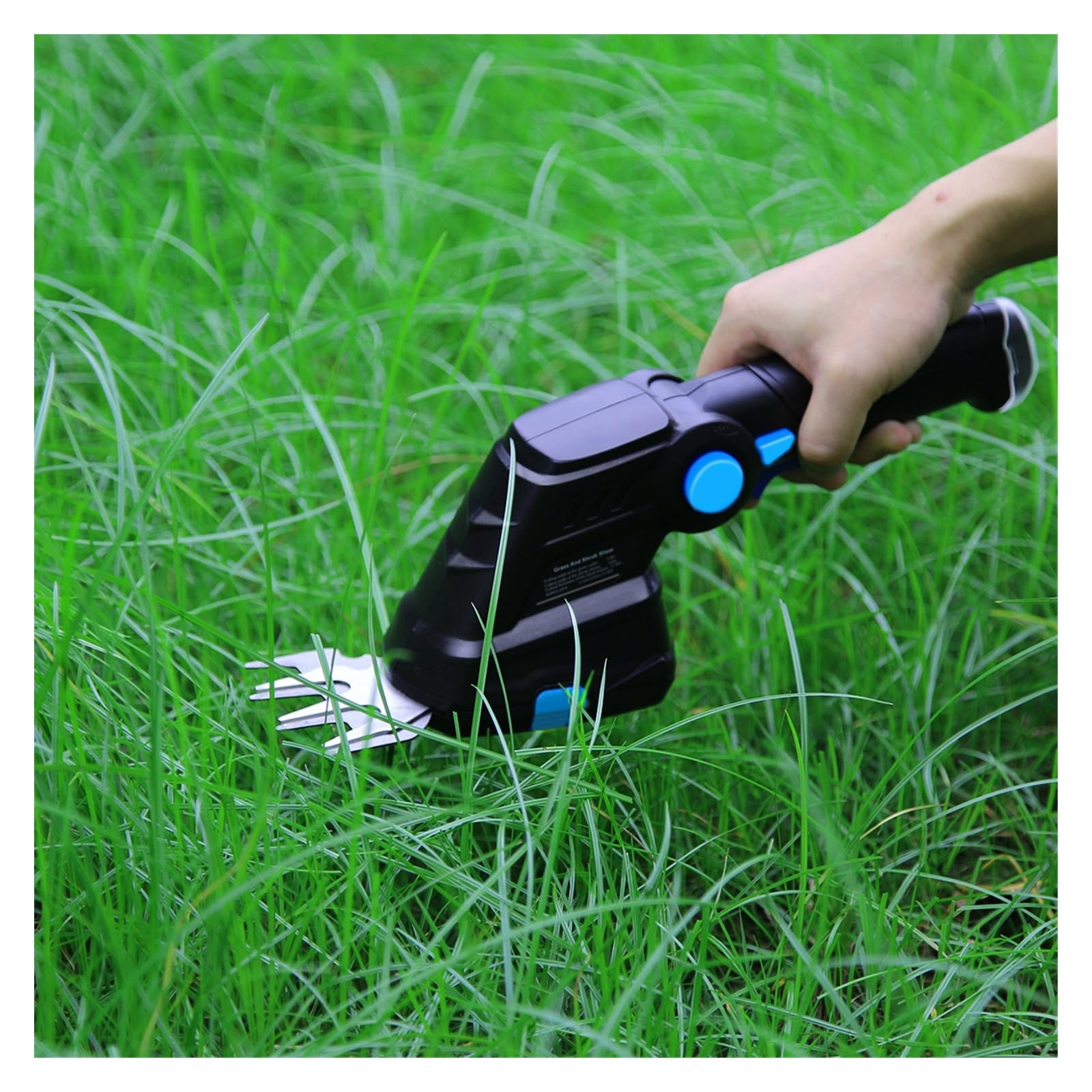 Tondeuse à gazon, 2 en 1 taille-haie électrique sans fil 3.6V USB ménage tondeuse à gazon Rechargeable désherbage cisaillement outils de jardin