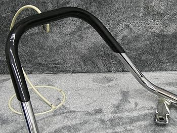 ゴキ GSX400E GSX250E　タンデムバー　黒×メッキ Amazon | GSX400F タンデムバー 黒×メッキ/ゴム巻きGSX400Eゴキ
