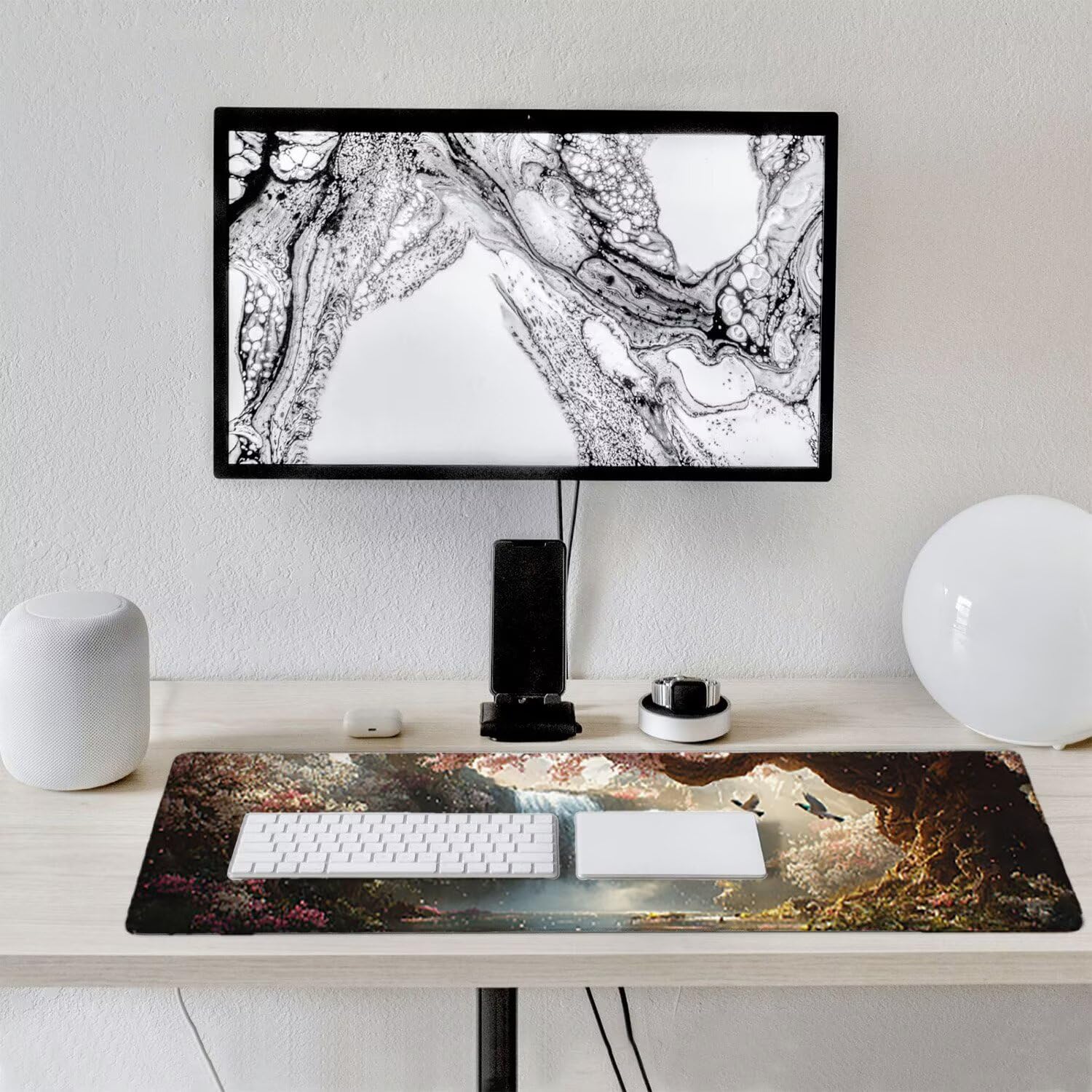 Podkładka pod mysz do gier, 1200 x 400 mm XXL Podkładka pod mysz do gier, duża, antypoślizgowa wodoodporna, rozszerzona długa podkładka pod mysz do klawiatury XXL, akcesoria biurowe, do gier