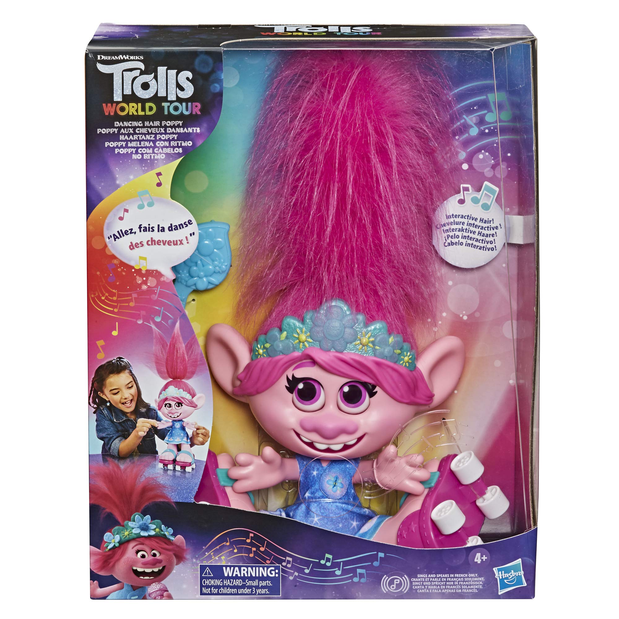 DreamWorks 2 DreamWorks lalka, włosy Poppy