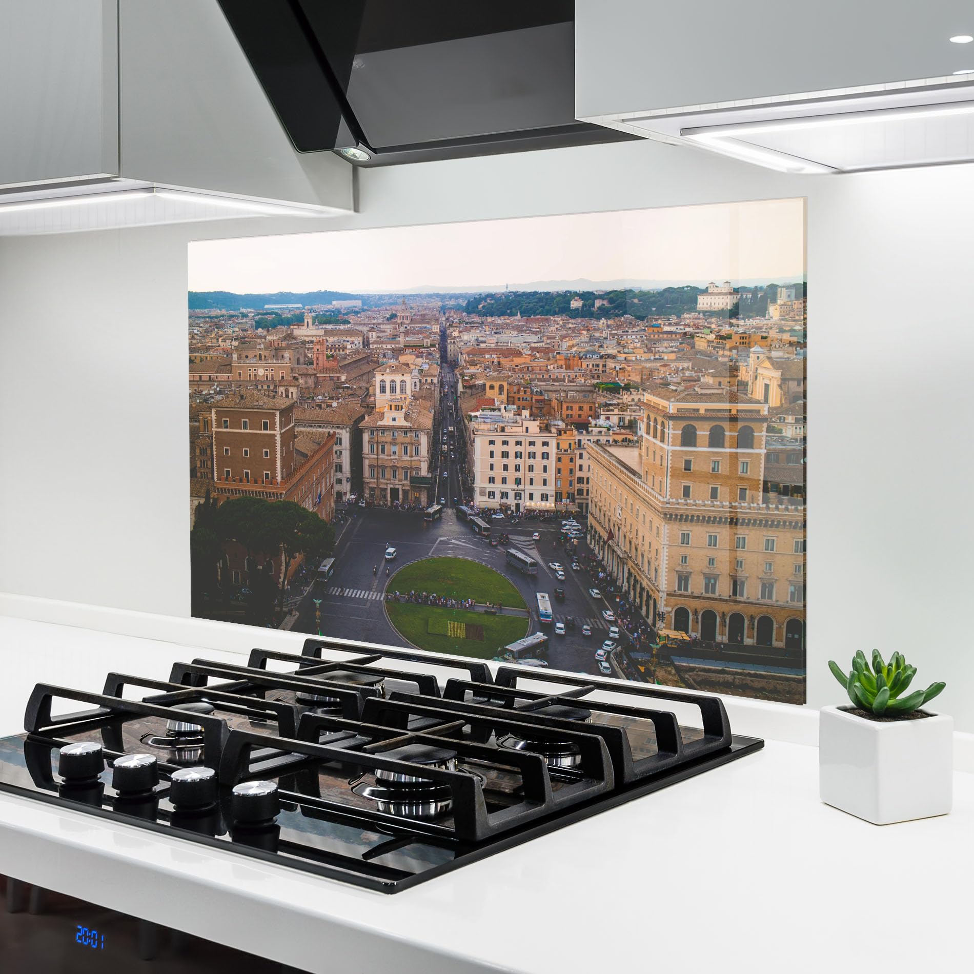 Crédence de cuisine en verre ARTHUB pour sublimer votre décoration intérieure urbaine