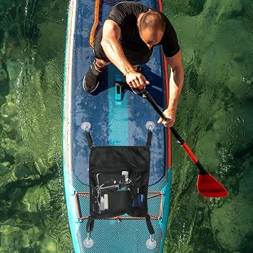 Canoe Deck Bag | Paddleboard Deck Storage Bag,Multi-Functional Pouch Clothes Organizer for Boat Water Sports Expedition Marine Research Surfing
