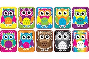 Ashley Productions Colorful Owls Non-Magnetic Mini Whiteboard Eraser