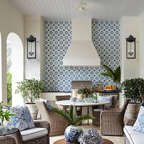 Miniatura 23 de tewei Luces de pared de gran tamaño para exteriores del atardecer al amanecer, accesorios de iluminación exterior negro mate, modernas luces