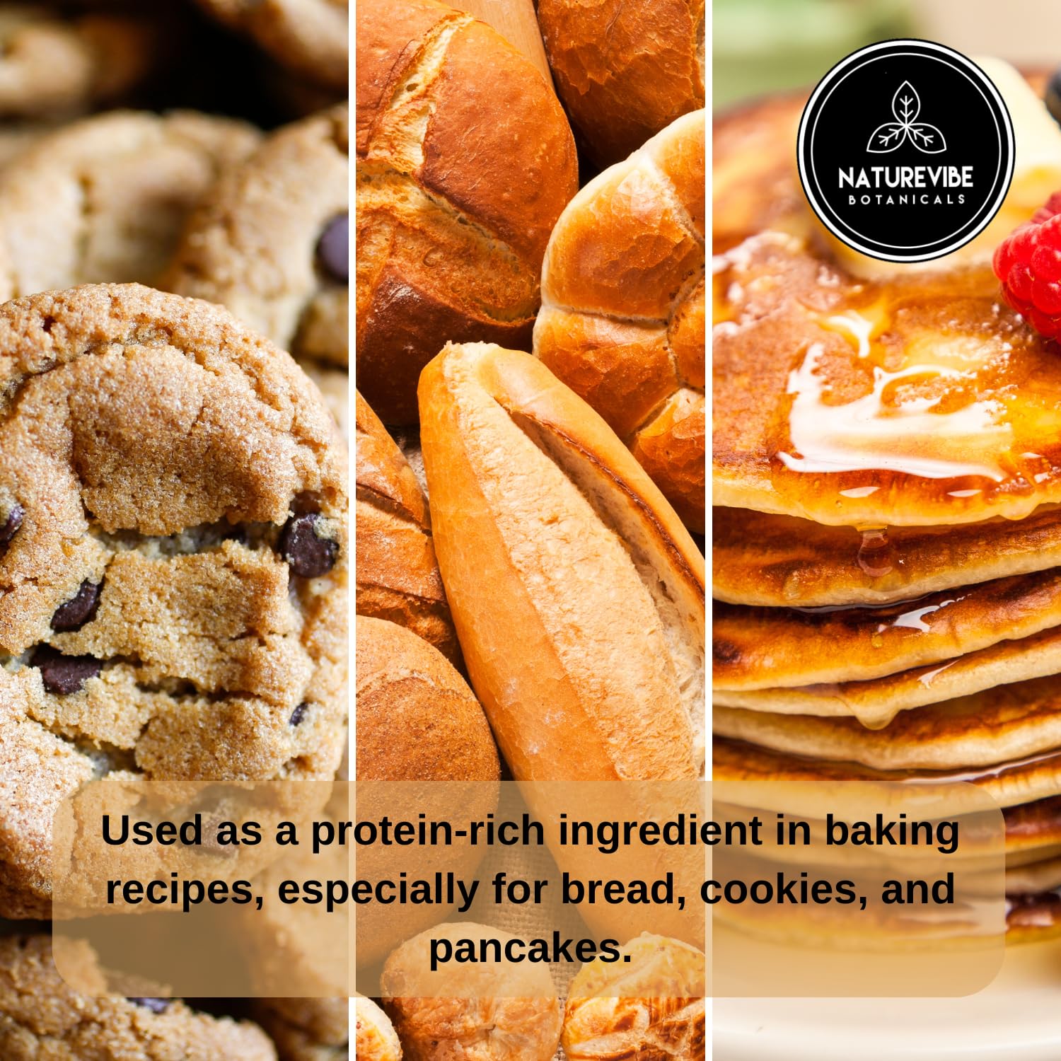 Naturevibe Botanicals Defatted Soy Flour 5 lb | High-Protein, Low-Fat Flour | Gluten-Free, Non-GMO | Perfect for Baking, Rotis, Breads, Smoothies, Protein Shakes & Plant-Based Cooking - Image 8