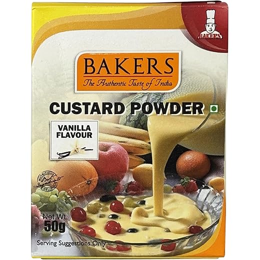 BAKERS Vanilla Custard Powder 50gm x 8
