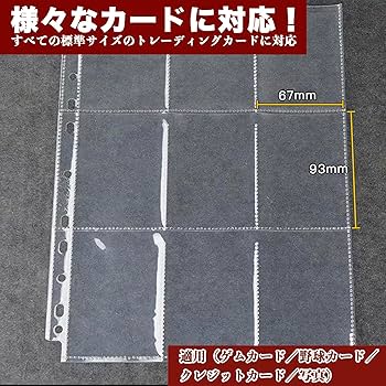 AAA トレーディングカード　ファイル付き Amazon.co.jp: REIYAIBA トレーディングカードファイル 9