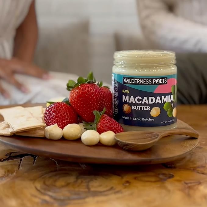 Wilderness Poets Mantequilla de Macadamia Cruda 640 oz miniatura 5