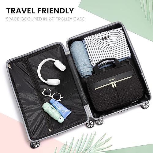 Miniatura 8 de LOVEVOOK Neceser para mujer, Negro -, Utilidad