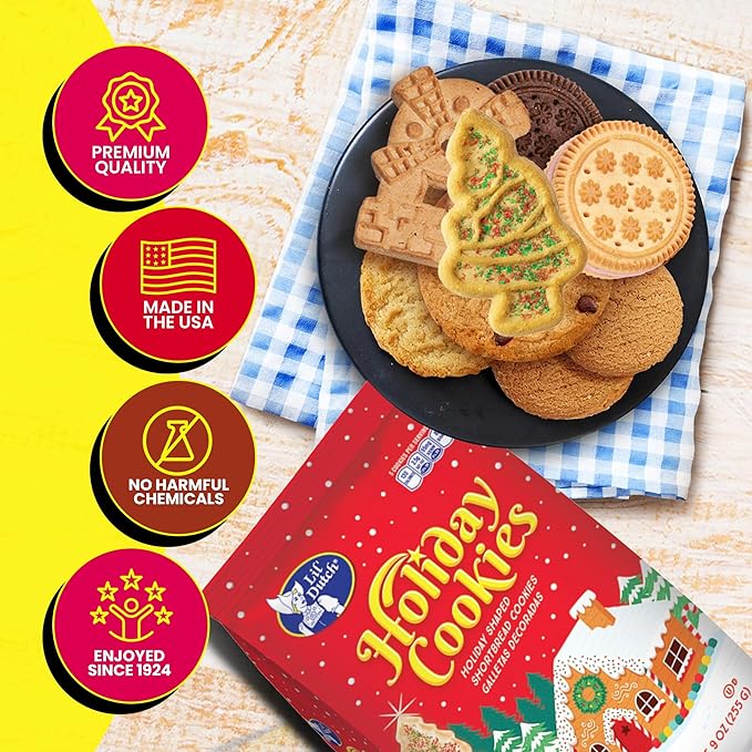 Lil Dutch Maid Holiday Cookies 9 oz Pack de 3 miniatura 3