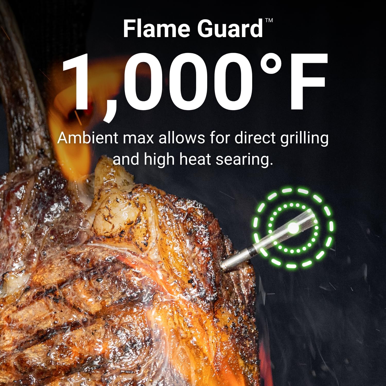 MEATER Pro: Termometro digitale wireless Bluetooth intelligente | Resistenza al calore di 537,8 °C | Lungo raggio | Precisione certificata | BBQ, forno, grill, affumicatore, friggitrice ad aria,