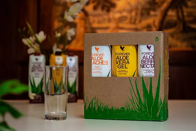 Forever Living Aloe Vera Gel Drink Tripack - Original, Berry, Peaches - 1L Each