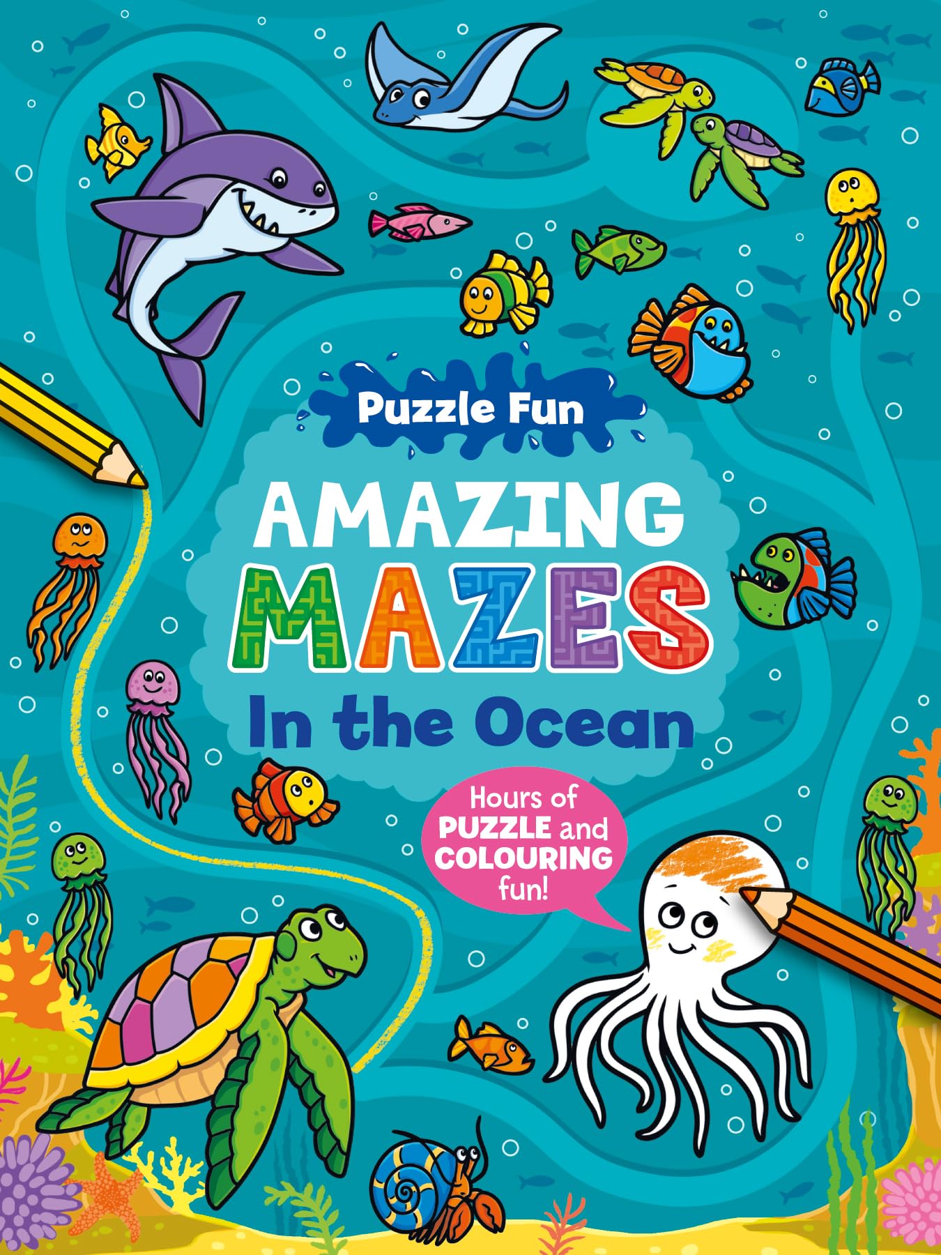 Puzzle Fun Amazing Mazes: In the Ocean