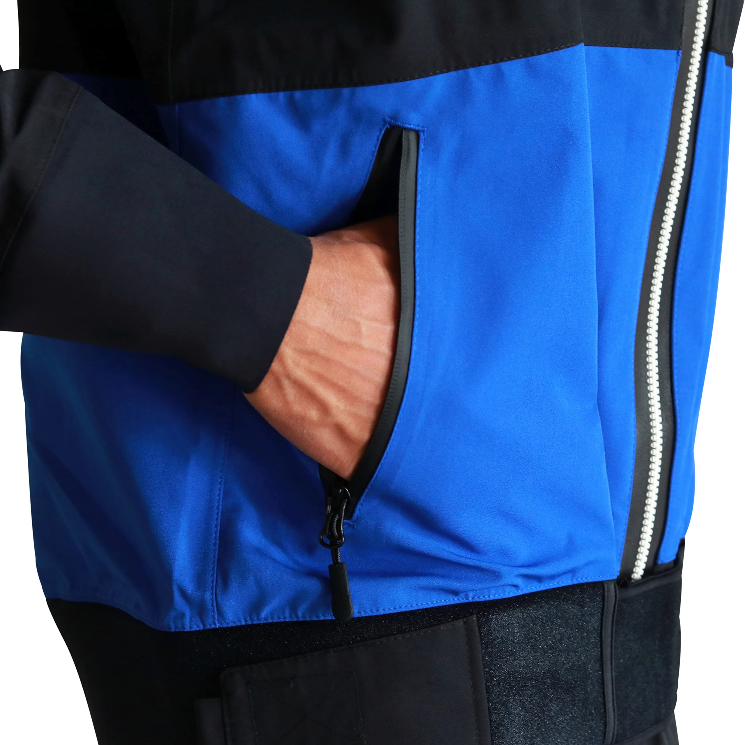 Unisex – Erwachsene Drysuit Lightboardcorp, Black/Blue, L
