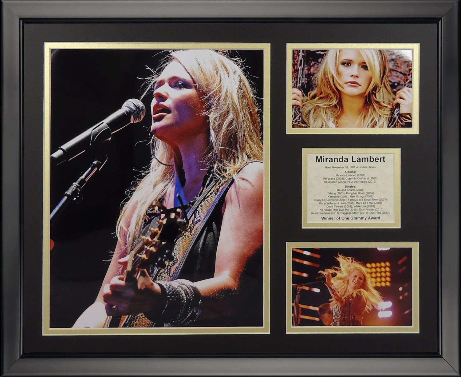 Cadre photo Miranda Lambert 40x50 cm - Poster collage haute qualité pour fan