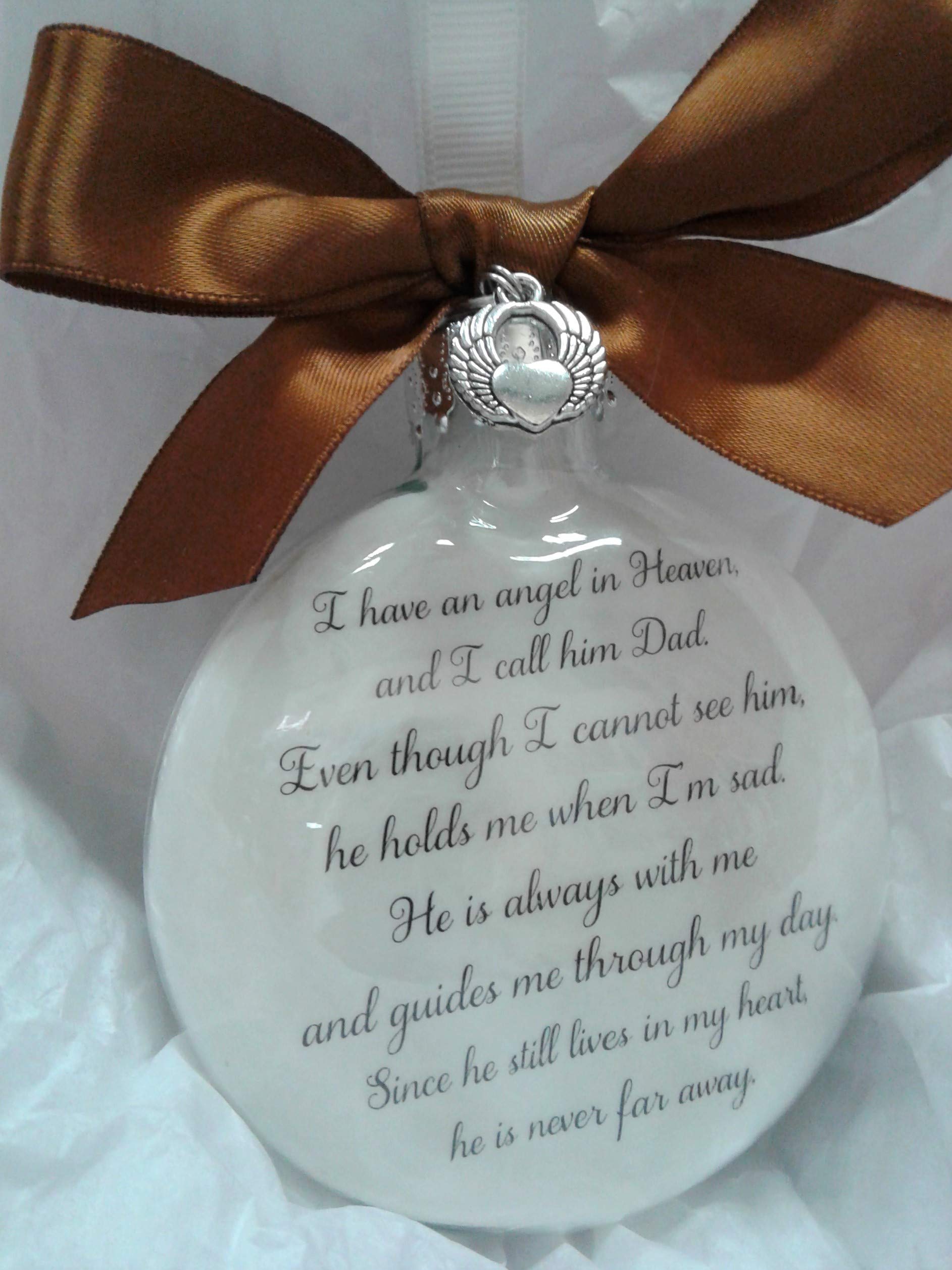 i have an angel in heaven ornament