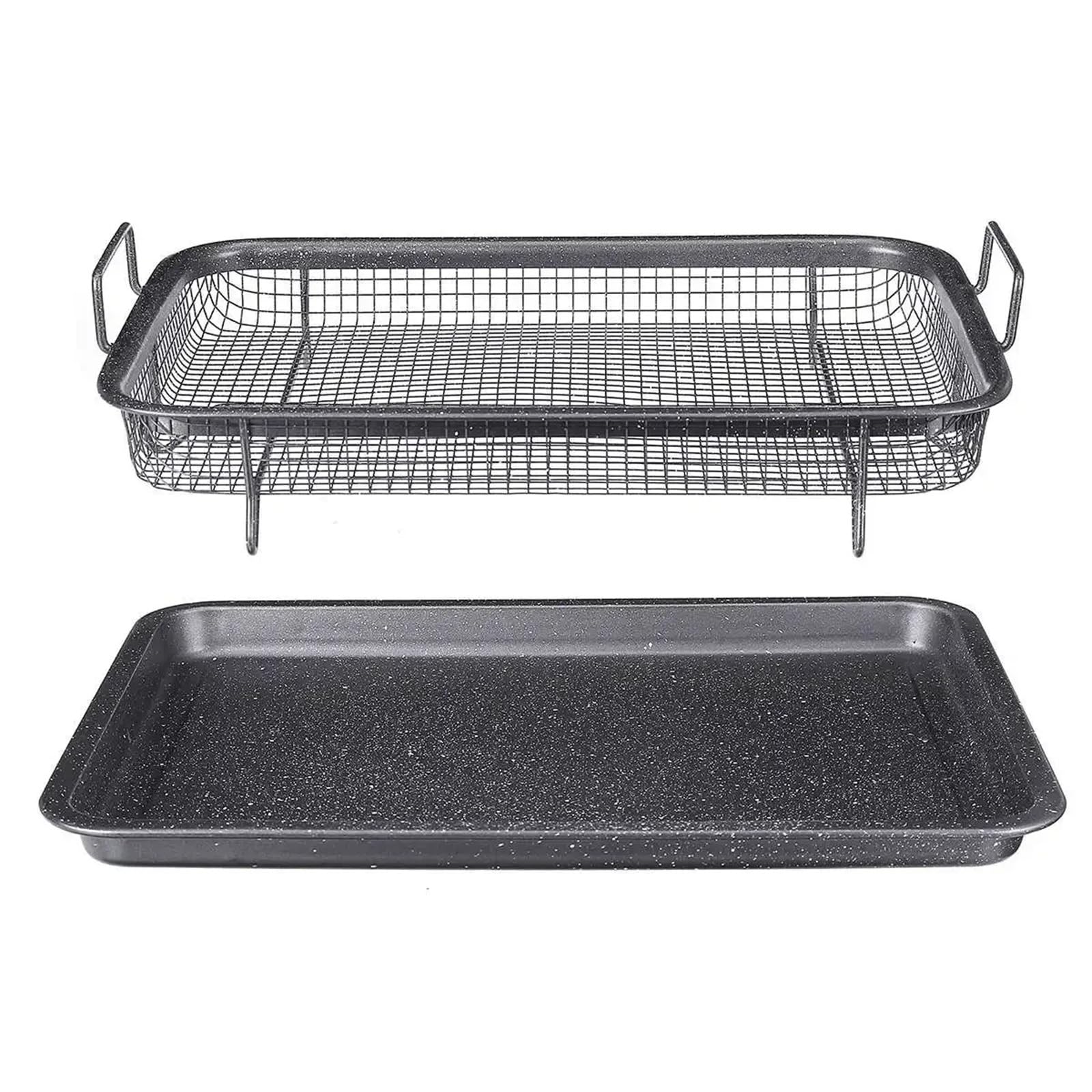 Poêle de cuisine en maille et plaque de cuisson antiadhésive pour grillade saine au four traditionnel