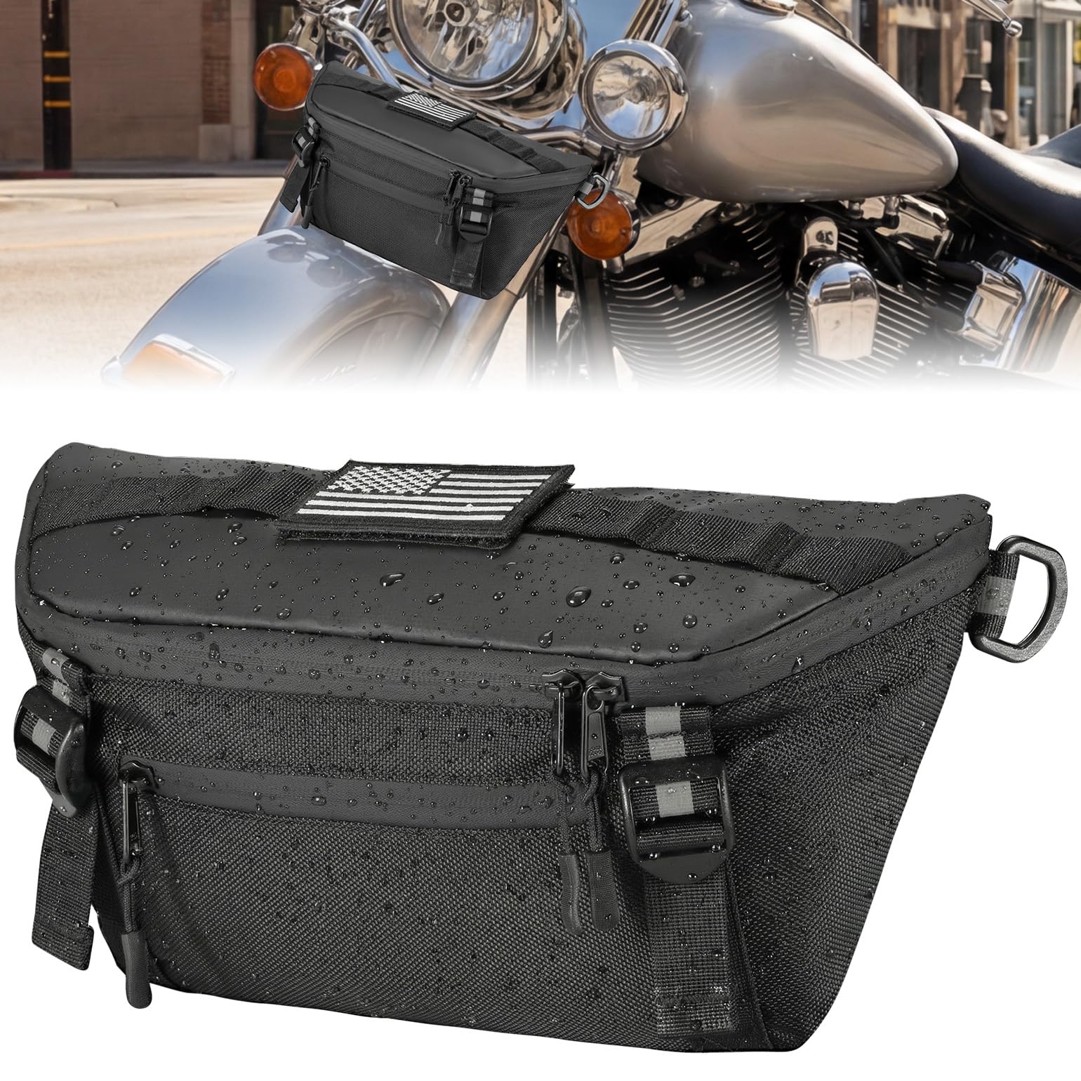 Amazon.com: KEMIMOTO Motorcycle Handlebar Bag, Universal