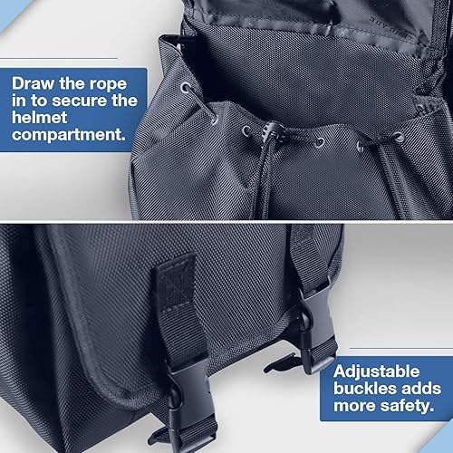 Miniatura 3 de Harrison Howard Equestrian Pack Equipment Bolsa de transporte multifuncional para botas Casco Horsewhip Horse Riding Pack Equipment - Navy