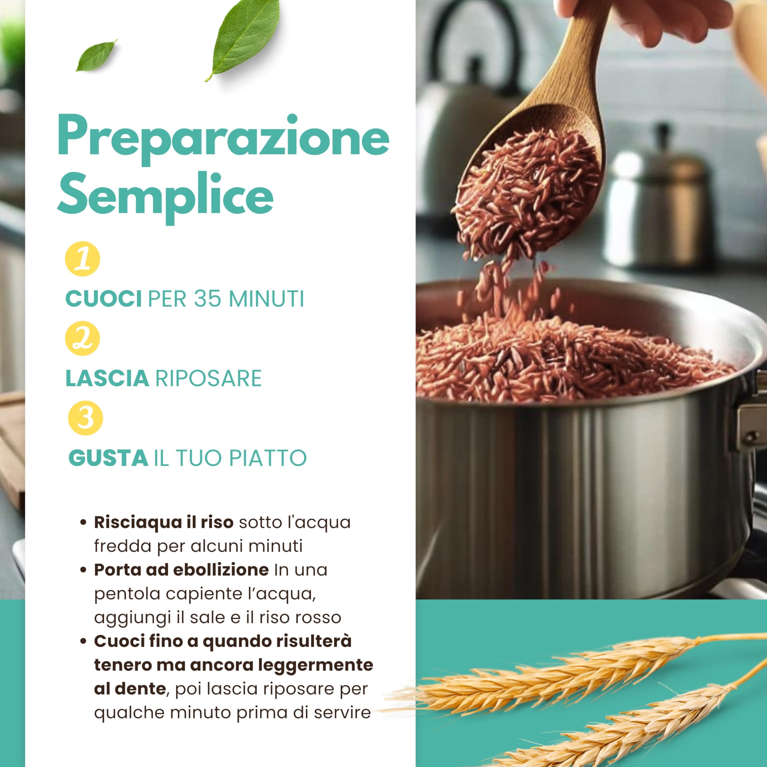 Riso Rosso Integrale Italiano 2 kg – Senza Glutine, Ricco di Fibre e Antiossidanti – Croccante e Aromatico – Coltivato in Piemonte – Ideale per una Dieta Sana e Bilanciata | 13 di Ilaria