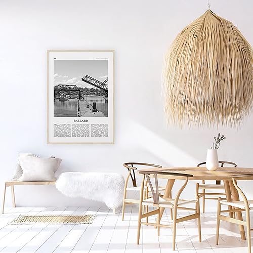 Miniatura 5 de PosterBallard Print Black And White, Ballard Wall Art, Ballard Poster, Ballard Photo, Ballard Wall Décor, Ballard Map, Usa