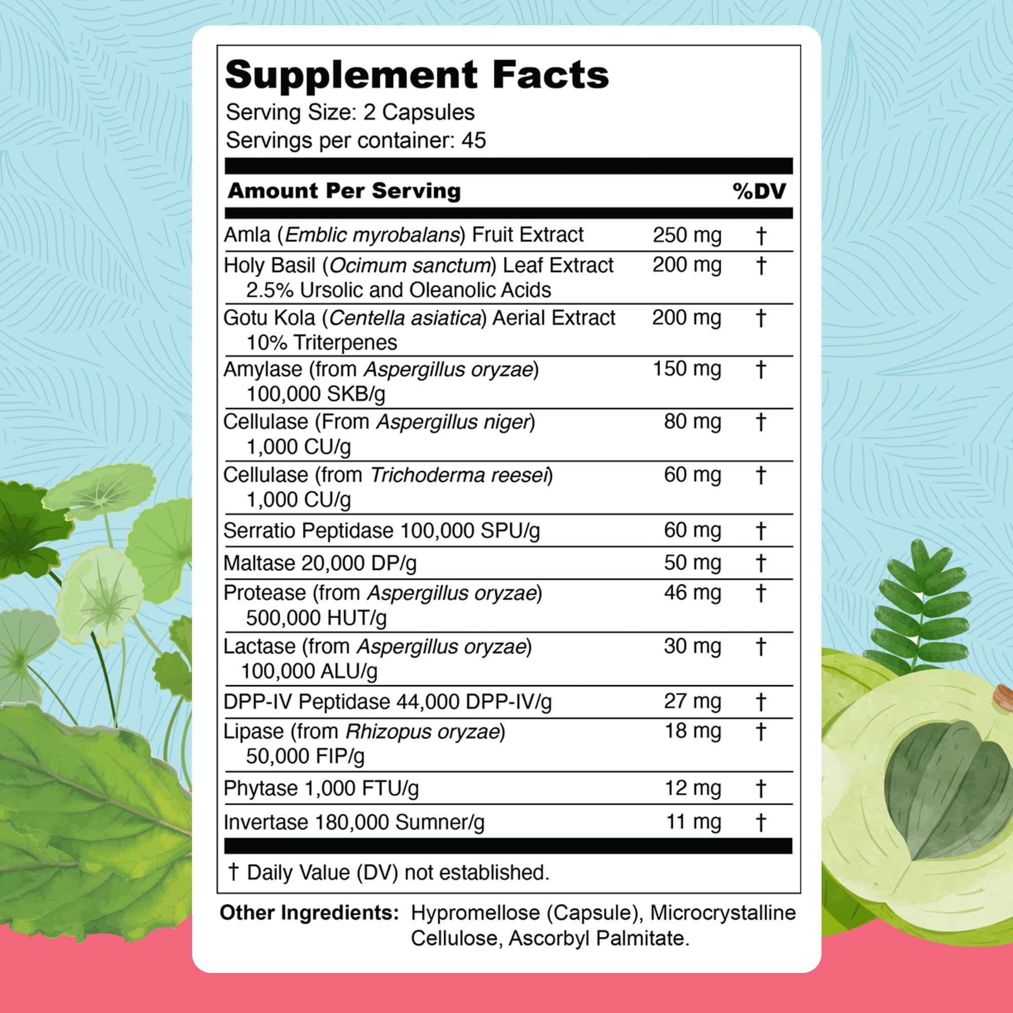 UpWellness Total Revive+ Digestive Enzymes Supplement, 90 Count — Amazon image 2