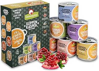 GranataPet Suppenkasper Multipack, Soup for Happy Dogs, Snack with Green-Lipped Mussel & Minerals, Dog Food without Grain for a Species-Appropriate Diet, 140 g product image