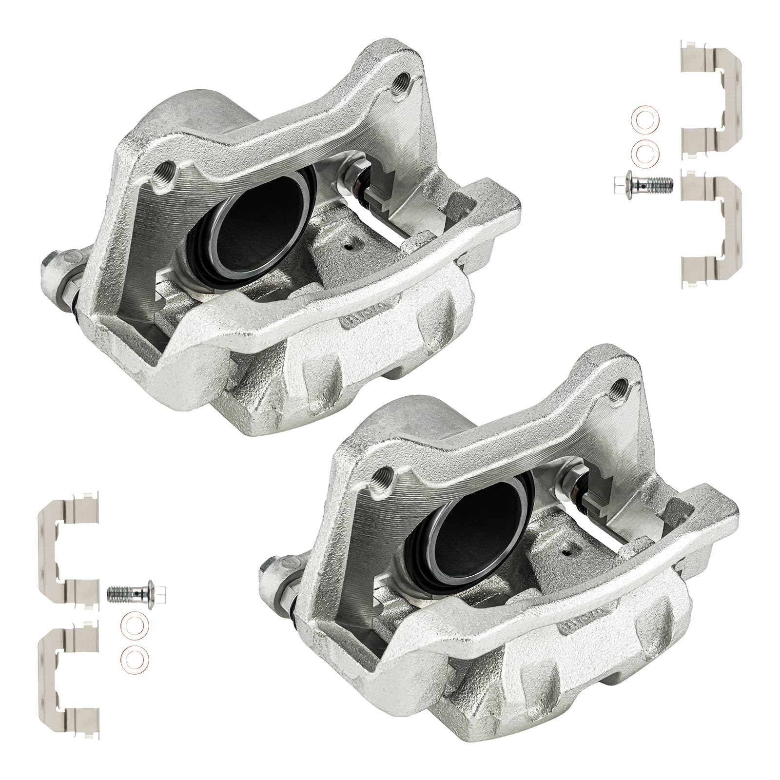 PHILTOP Front Brake Caliper Compatible with 2012-2015 Sonata, 2011-2016 Optima, 19-B6460S, 19-B6461S