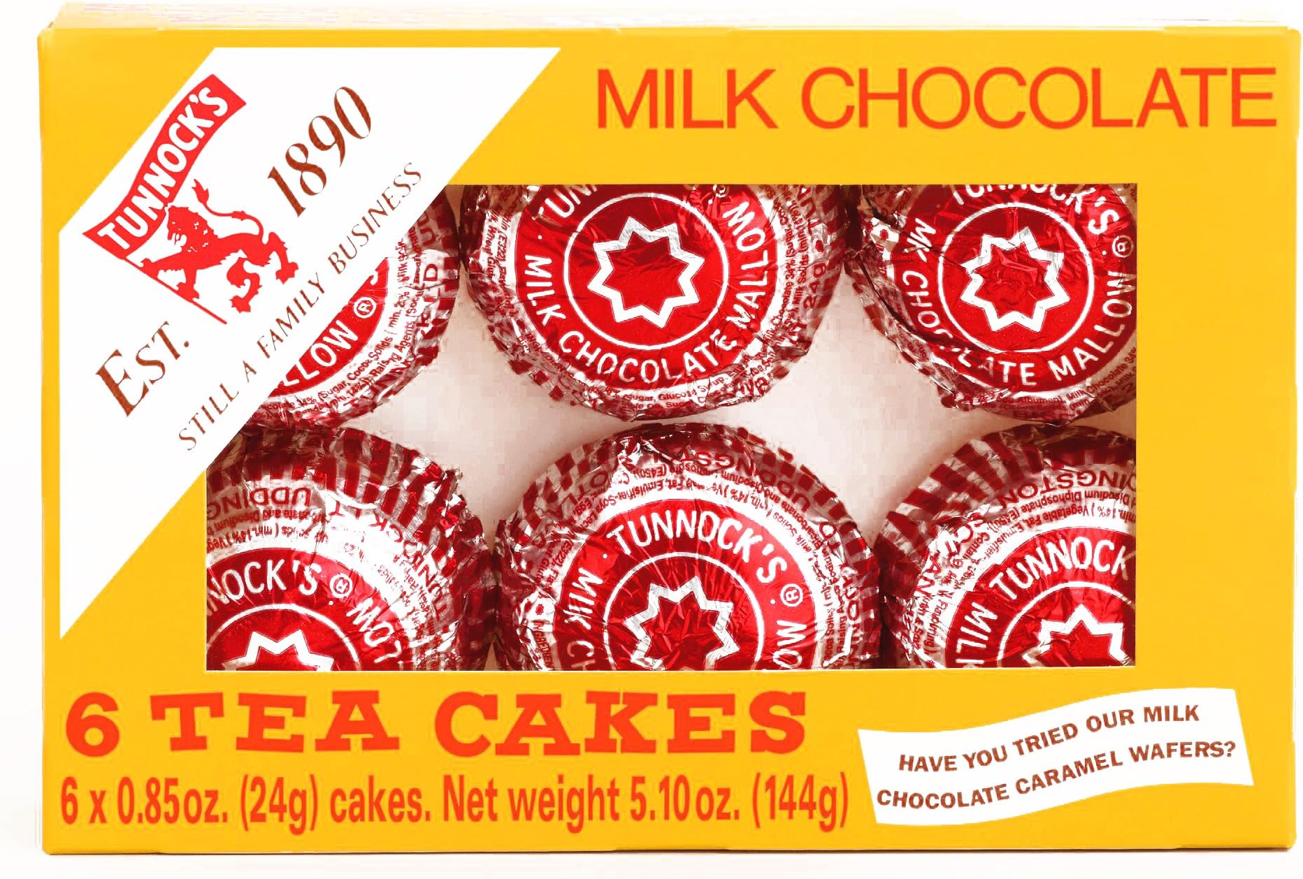 Cakes 5.10 oz each (6 Items Per Order, not per case)