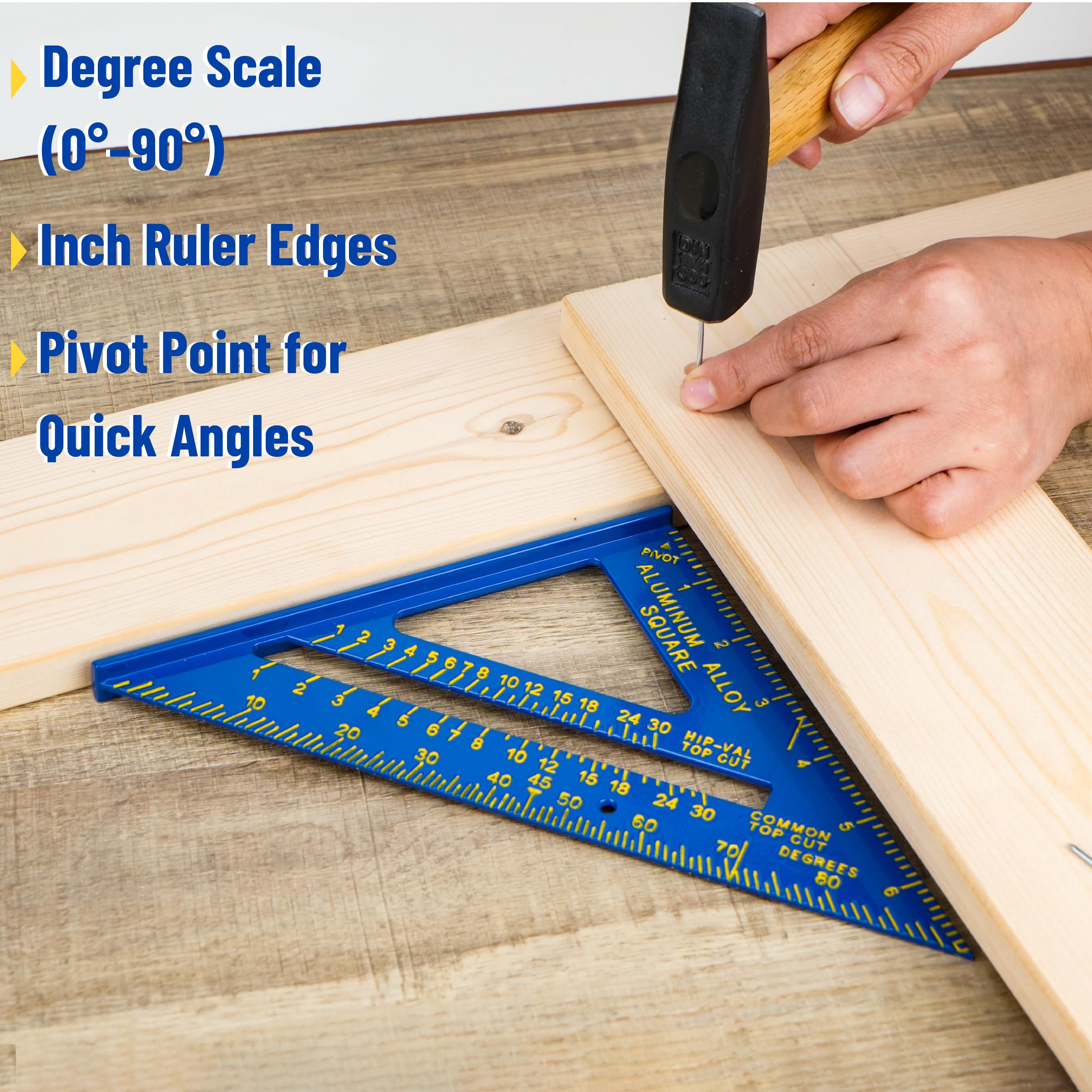 Mr. Pen Rafter Square - 7 Inch Aluminum -4 Mr. Pen Rafter Square - 7 Inch Aluminum -4