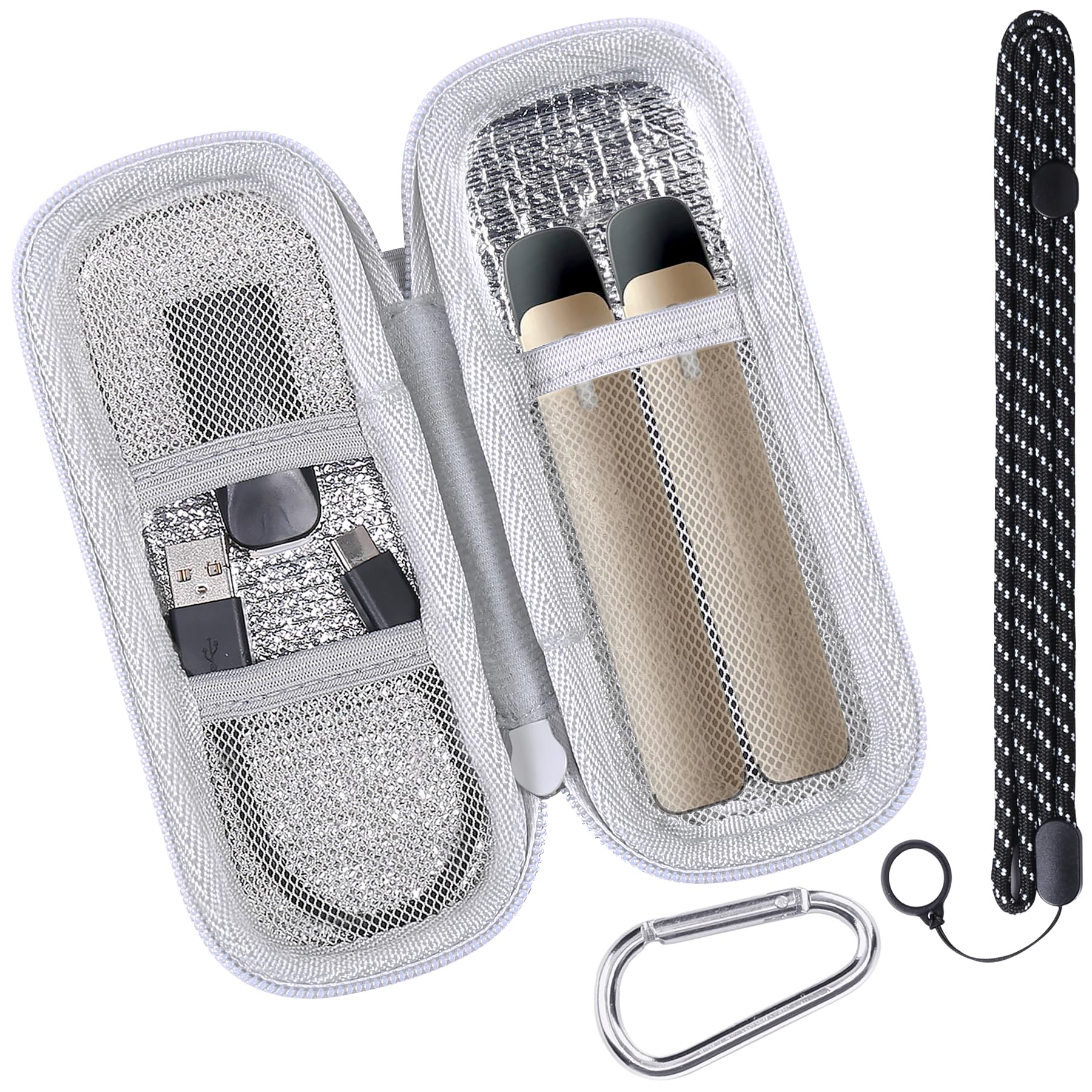DR.VAPE2用のケース 電子タバコ用ケース ドクターベイプ Model3/2 対応収納ケース ゴールデン-Aenllosi(ケースのみ)